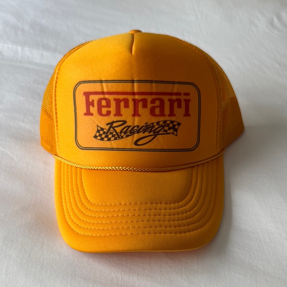 Ferrari Racing Yellow Cap